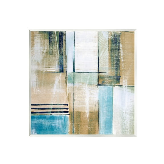 Modern Geometric Shapes Arrangement Abstract Painting Unframed Art Print Wall Art