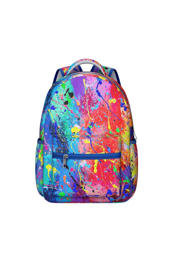 Modern Geometric Shapes Texture Backpack, Laptop Bookbag for School College Work, Large Capacity Daypack with Pockets, Ideal Gift for Students & Professionals