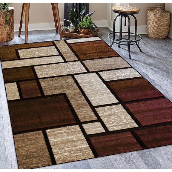 Modern Geometric rative Rug for Living Room Nordic Plaid Bedrooom Carpet Large Area Rugs Nonslip Washable Entrance Door Mat
