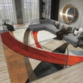 thumbnail image 1 of Modern Geometry Living Room Carpets Red Black Abstract Bedroom Bedside Decor Rug Sofa Table Beside Mats Large Area Rugs ковер 러그, 1 of 5