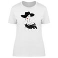 thumbnail image 1 of Modern Girl Outsholders T-Shirt Women -Image by Shutterstock, Female Medium, 1 of 2