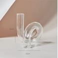 thumbnail image 1 of Modern Glass Candleholder Nordic Home Decor Clear Glass Candle Holder Candlelight Home Decoration Ornaments Candel Holder, 1 of 10