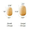 thumbnail image 1 of Modern Glass Vase in Yellow, 1 of 8