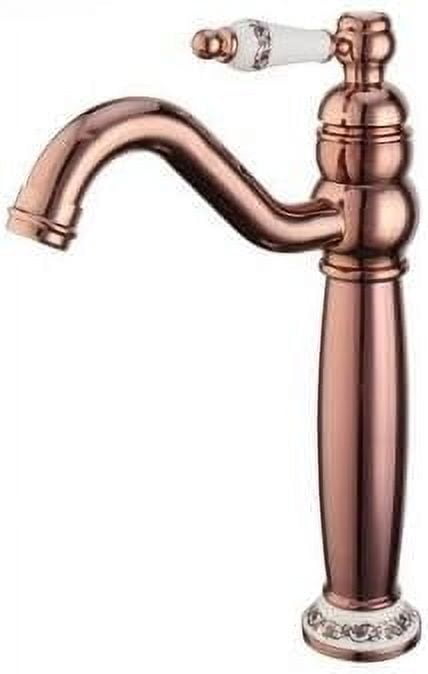 Modern Gold Faucet Rose Gold Bathroom Faucets Gold Finish Basin Faucets Luxury Bathroom Sink Faucet