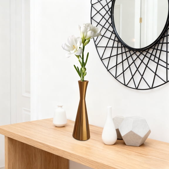 Modern Gold Iron Candlestick for Home Decor, Romantic Table Centerpiece, Christmas Holiday Favors, and Living Room Tabletop Decor