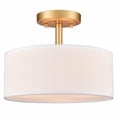 thumbnail image 1 of Modern Gold Light Fixture Ceiling Mount Flush Mount Drum Ceiling Light Fixture, 1 of 6