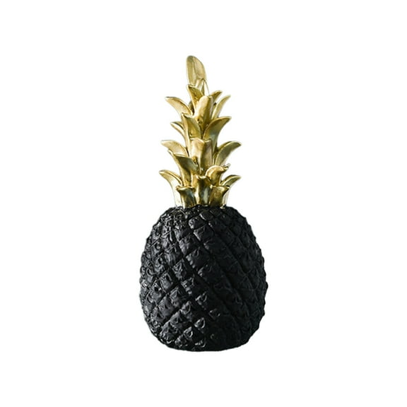 Modern Gold Pineapple Ornament for Home Decor, Elegant Resin Tabletop Display Piece for Living Rooms, Offices, Crowdfunding Projects, Event Decorations, and Interior Enhancements