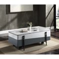 thumbnail image 1 of Modern Grey And White Lift Top Coffee Table With Construction Functional Storage Compartments Support Compartment, 1 of 6