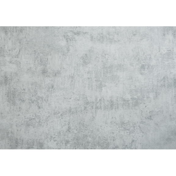 Modern Grey Cement-Look Laminate Coffee Table - 48" Rectangular Cocktail Accent Table with Chrome Metal Base for Living Room, Contemporary Industrial Style, Taiwan Made