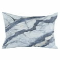 thumbnail image 1 of Modern Grey White Throw Pillow Cover 20 x 30 Inch Decorative Pillow Cover Abstract Marble Geometrci Patterns Lumbar Pillowcase Seasonal Rectangle Cushion Case for Couch Sofa Bed Living Room, 1 of 7