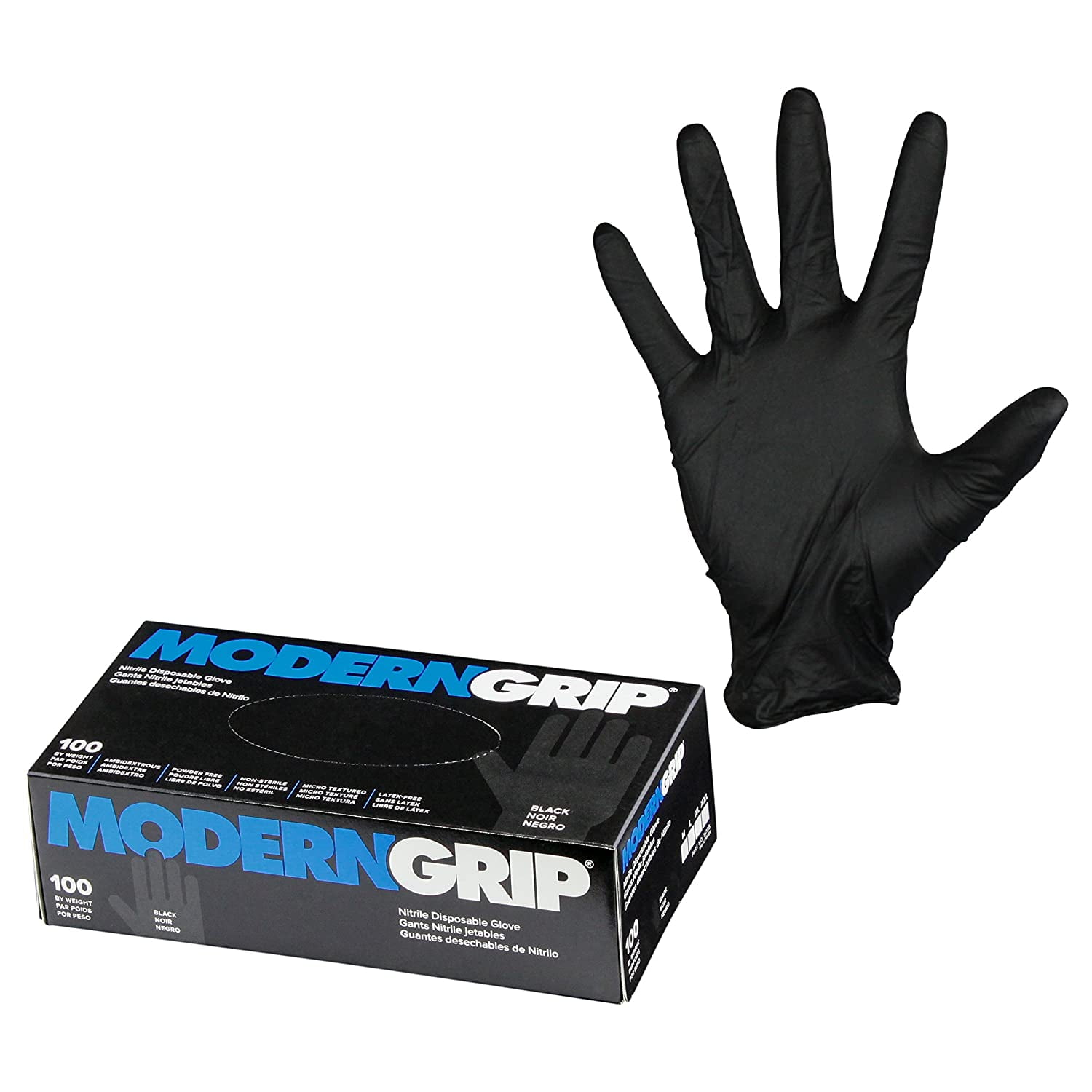 FIRM GRIP Large Nitrile Coated Work Gloves (5 Pack) 5558-032 - The