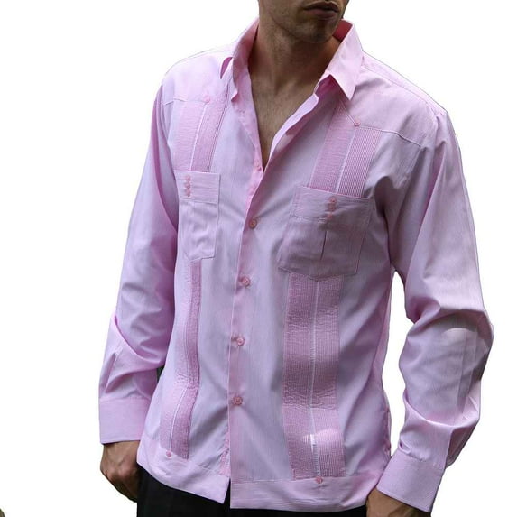 Modern Guayamisa with thick pleats design SIZE:2X COLOR:PK