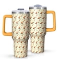 thumbnail image 1 of Modern Halloween 40oz Trek Tumbler– Stainless Steel Insulated Tumbler with Handle and Straw, Large Capacity Travel Cup for Hot & Cold Drinks, 1 of 7