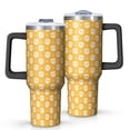 thumbnail image 1 of Modern Halloween 40oz Trek Tumbler– Stainless Steel Insulated Tumbler with Handle and Straw, Large Capacity Travel Cup for Hot & Cold Drinks, 1 of 7