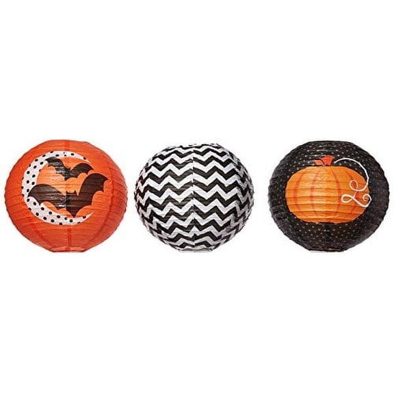 Modern Halloween Printed Lanterns