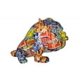 thumbnail image 1 of Nifao Modern Happy Graffiti Bulldog Statue Made of Resin – Home Decor Sculpture, 14"L x 19"W x 10"H, 1 of 12