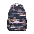 thumbnail image 1 of Modern Hawaii Tropical Wind Palm Leaves Backpack for Students: Large Capacity & Lightweight Laptop Daypack, Perfect Bookbag for High School & College Campus Commute, An Excellent Gift Idea, 1 of 6
