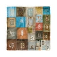 thumbnail image 1 of Modern Head Scarf, Nostalgic Door Numbers, Head Wrap, 3 Sizes, by Ambesonne, 1 of 2