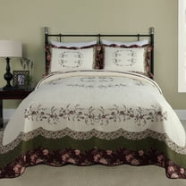Modern Heirloom Brooke Bedspread, Multi-Color, Queen, All Ages
