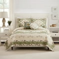 thumbnail image 1 of Modern Heirloom Olivia Green 3-Piece Quilt Set, Full/Queen, 1 of 7