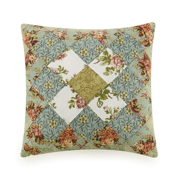 Modern Heirloom Olivia Green Decorative Pillow, Square