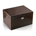 thumbnail image 1 of Modern Hi Gloss Coffee Tone 36 Note Music Jewelry Box - All I Ask of You, 1 of 2