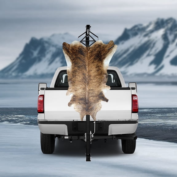 Modern High Flexibility Hanging Black Silver Truck Deer Hoist for Factories, Farms and Construction Sites