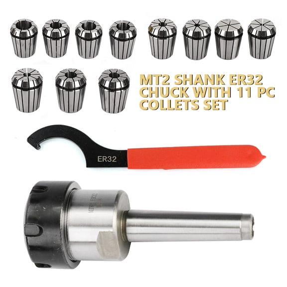 Modern High Precision MT2 ER32 Morse Taper Collet Chuck Tool Holder ER32 Collet Set Milling Tool Set