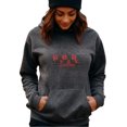 thumbnail image 1 of Modern Holiday Christmas Hoodie for Men Women, Holiday Pullover Hooded Sweatshirt, Cozy Cotton Poly Blend, Funny Winter Xmas Gift Outfit, 1 of 5