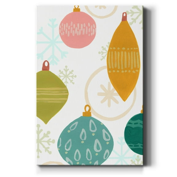 Modern Holiday Collection B- Gallery Wrapped Canvas