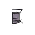 thumbnail image 1 of Modern Home Bar ' 2-Shelf Acrylic & Tempered Glass ' Black Metal Frame, 1 of 6