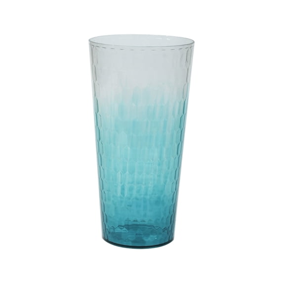 Modern Home Decor Clear Glass Vase for Centerpiece, Flower Arrangement Vase for Living Room, Decorative Accent Piece for Tabletop or Shelf