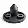 thumbnail image 1 of Modern Home Decor Tray Set – Round Tray with Vase & 2 Tea Light Candle Holders, Minimalist Centerpiece for Coffee Table, Bedroom Nightstand, Living Room Decor (Black), 1 of 2