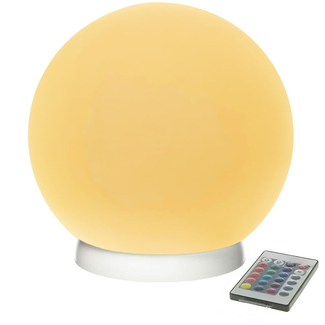 Modern Home Deluxe Floating LED Glowing Sphere w/Infrared Remote