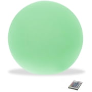 Modern Home LED Glowing Sphere w/Infrared Remote Control 20 inch