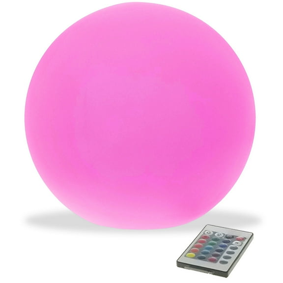 Modern Home LED Glowing Sphere w/Infrared Remote Control (8 inch)