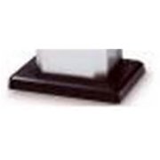 Modern Home OP-N Black Powder Painted Cast Aluminum Deck / Patio Base - Natural Gas