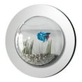 thumbnail image 1 of Modern Home Reflection Fish Bubble Aquarium - Deluxe Mirrored Wall Mounted Fish Tank, 1 of 6