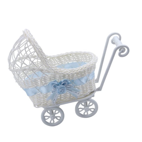 Modern Homes Storage Solution Woven Design Flower Basket Small Item Orgnization Holder for Home Bathroom Essential