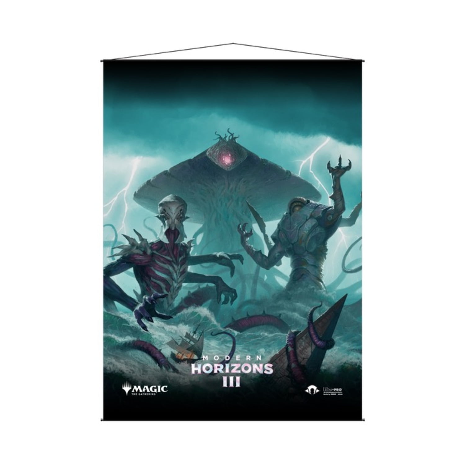 Modern Horizons 3 Eldrazi Storm Wall Scroll with Black Rods