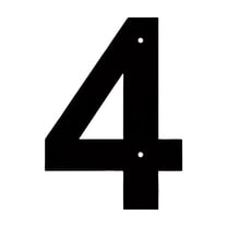 Modern House Address Number Letters, 20Cm Metal Address Numbers With Weather Resistant Coating, Suitable For Home Apartment Hotel Garage Farm Terrace Door Mailbox