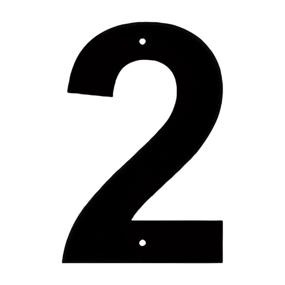 Modern House Address Number Letters, Metal Home Number Plates With Weather Resistant Coating, 20Cm Size Easy To Install For Home Apartment Hotel Garage Farm Mailbox