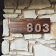 thumbnail image 1 of Modern House Numbers 0-9, Self-Adhesive Metal-Plated Address Numbers for Mailbox Door and Outdoor Use(I), 1 of 9