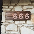 thumbnail image 1 of Modern House Numbers, Self-Adhesive Mailbox and Address Numbers 0-9, 3D Design for Outdoor Or Indoor Use, Easy Install with No Drilling Or Tools Required, 1 of 9