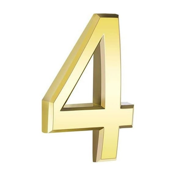 Modern House Numbers, Self-Adhesive Metal Address Signs, Weatherproof Outdoor Design with 3D Floating Effect, Easy Installation for Home and Mailbox