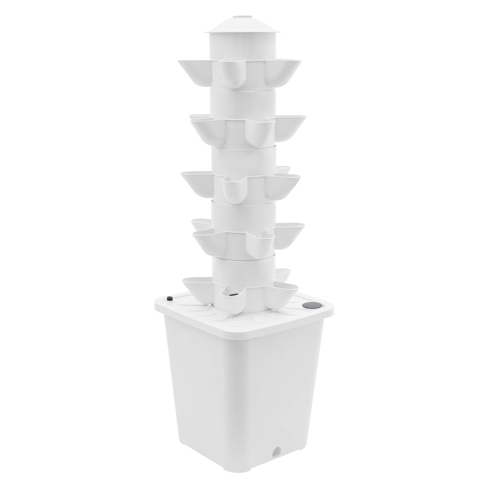 Modern Hydroponic Garden Kit with 5 Tiers, 25 Planting Locations, Water ...