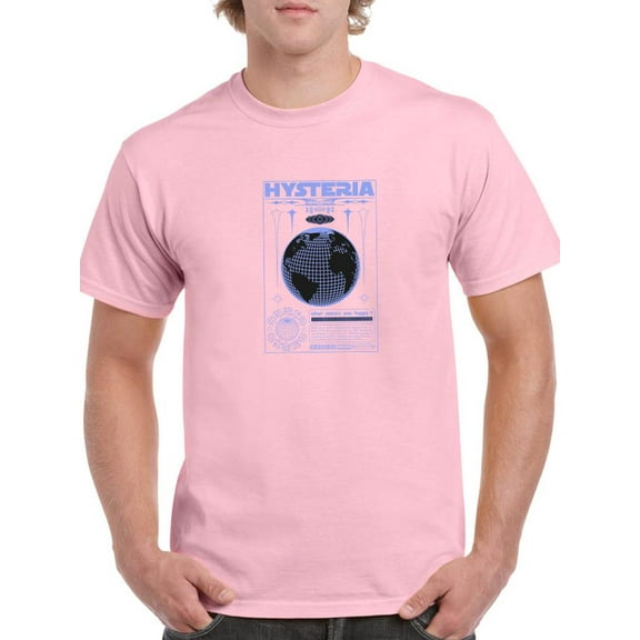 Modern Hysteria Techno Style T-Shirt Men -Image by Shutterstock, Male XX-Large