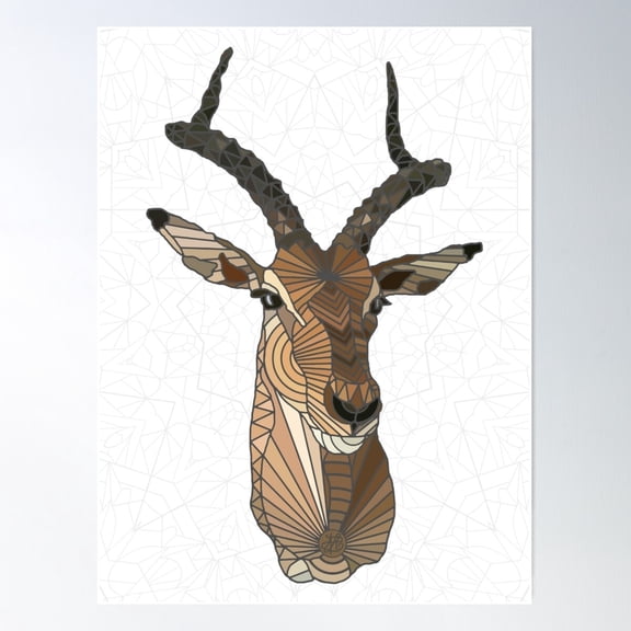 Modern Impala Poster Wall Art, Modern Wall Decor For Living Room Bedroom, 8x12 UNFRAMED