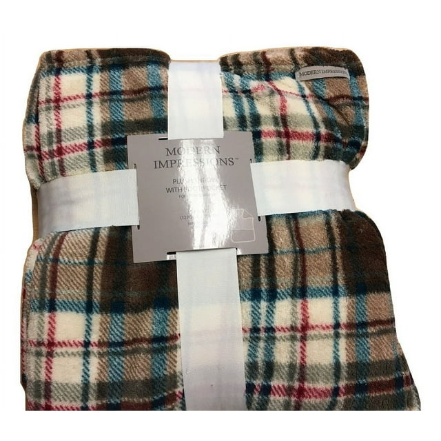 Modern Impression Home Oversized Plush Flannel Fleece Throw Blanket