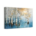 thumbnail image 1 of Modern Impressionist Tree Wall Decor Modern Bathroom Decor for Office Bedroom Kitchen Dining Room 18x12 Inch, 1 of 1